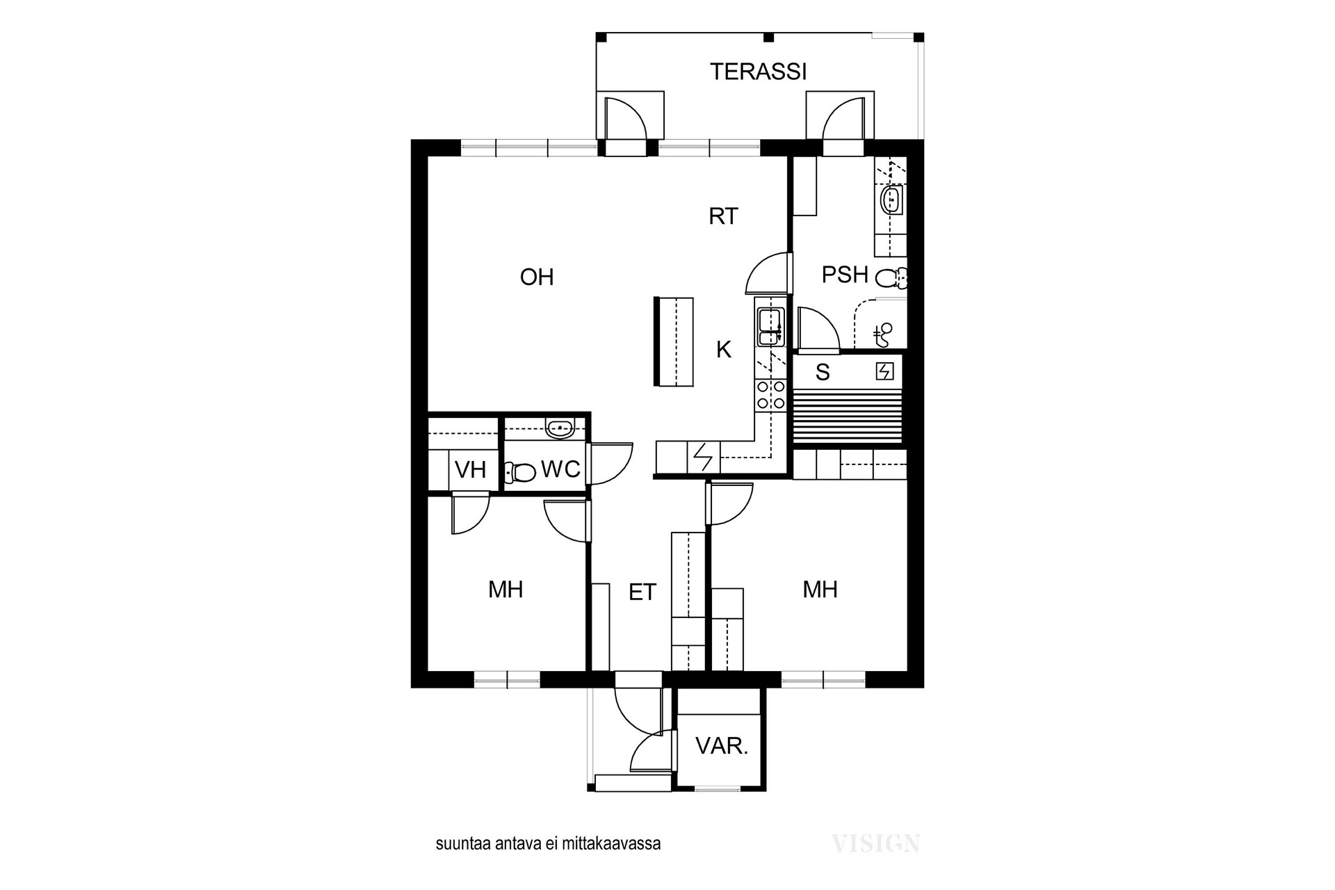 Kuunsilta 9, Kuopio (Savolanniemi), Kuva 32, Pohjapiirros