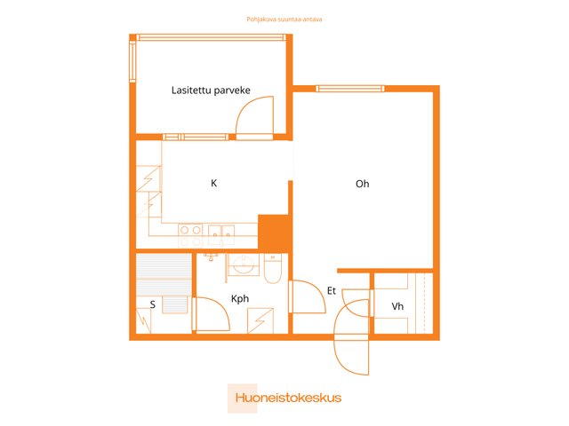 Melkonkatu 5, Helsinki (Vattuniemi, Lauttasaari), Kuva 9, esikatselu, Pohjapiirros