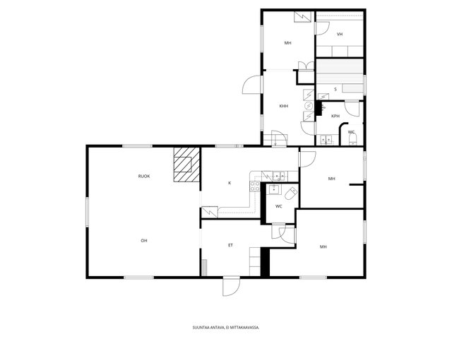 Rasilantie 10, Hartola (Kirkkola), Kuva 2, esikatselu, Pohjapiirros