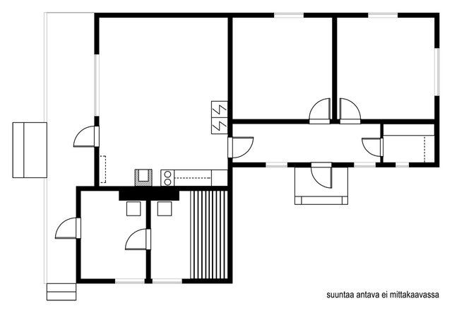 Oksjärventie 91, Hämeenlinna (Tuulos), Kuva 2, esikatselu, Pohjapiirros
