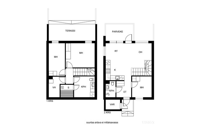 Peikkoahonpolku 2, Kuopio (Saaristokaupunki), Kuva 2, esikatselu, Pohjapiirros