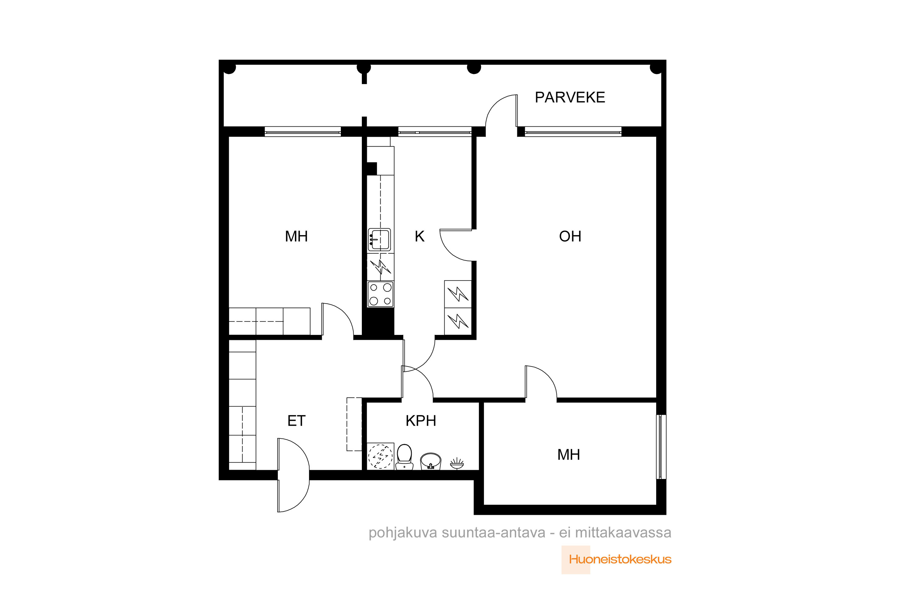 Linnankatu 51, Turku, Kuva 2, Pohjapiirros