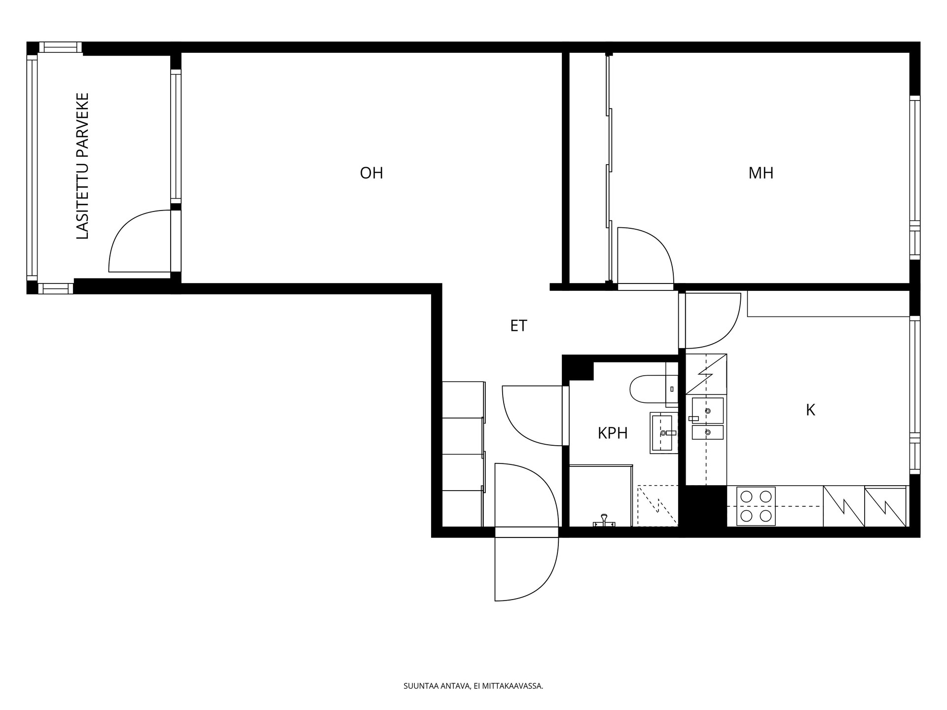 Itäinen Pitkäkatu 29, Turku (Itäinen Keskusta), Kuva 2, Pohjapiirros