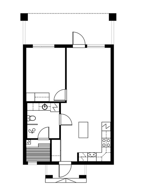 Lasikuja 8, Joensuu (Utra), Kuva 2, esikatselu, Pohjapiirros