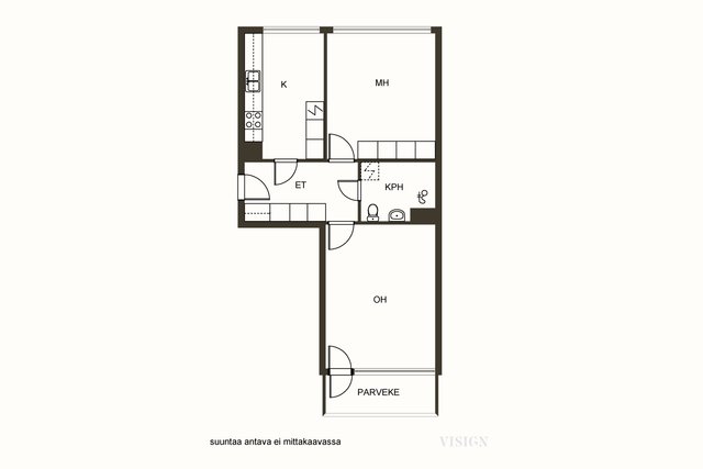 Neulapadontie 3, Helsinki (Myllypuro), Kuva 2, esikatselu, Pohjapiirros