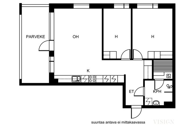 Astreankatu 19, Hyvinkää (Keskusta / Hangonsilta), Kuva 22, esikatselu, Pohjapiirros