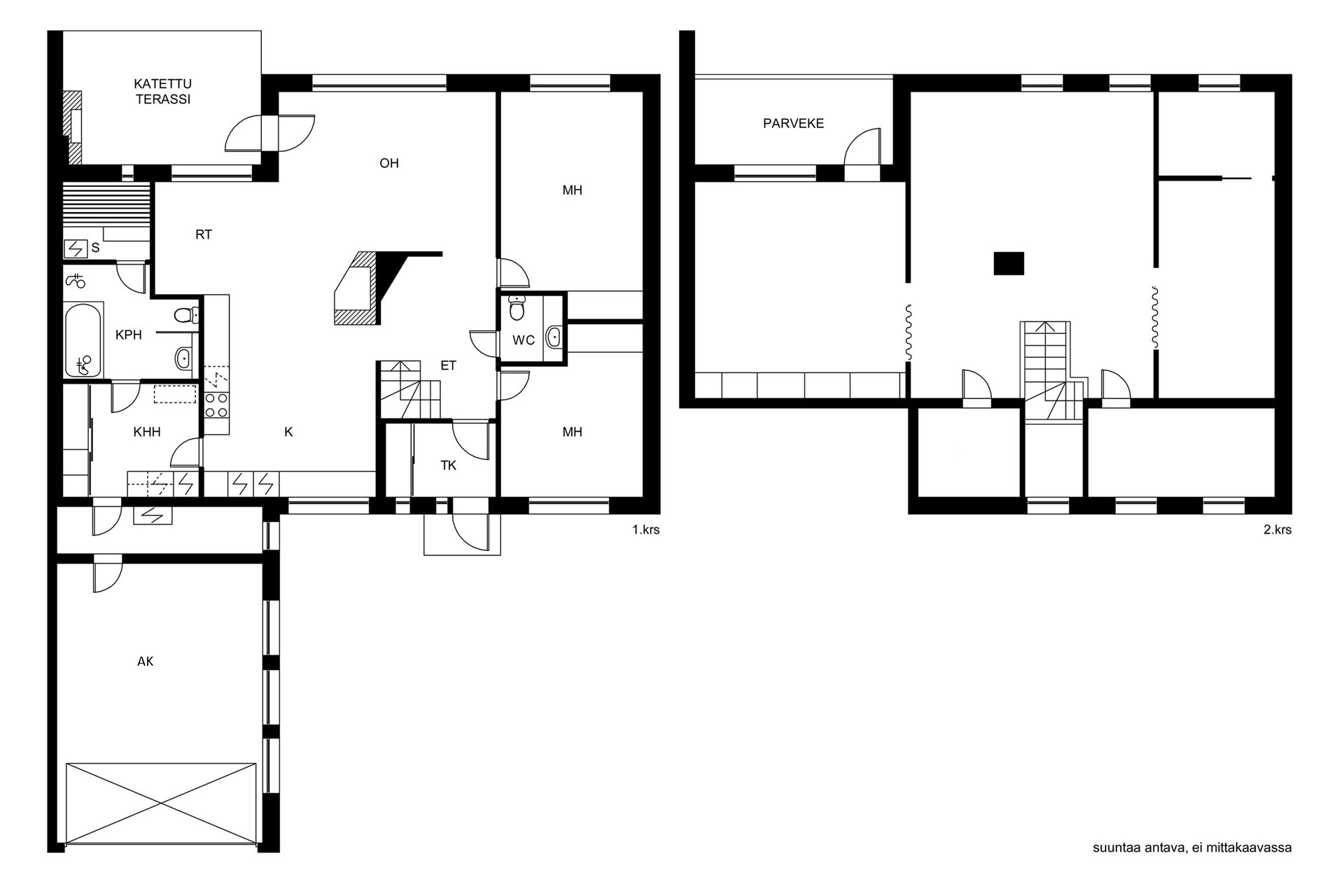 Vallinkatu 4 B, Seinäjoki (Pohja), Kuva 2, Pohjapiirros