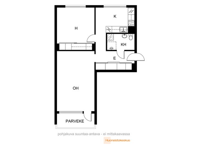 Raappavuorenreuna 2, Vantaa (Martinlaakso), Kuva 16, esikatselu, Pohjapiirros