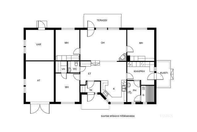 Saavikatu 4, Lahti (Koivukumpu), Kuva 2, esikatselu, Pohjapiirros