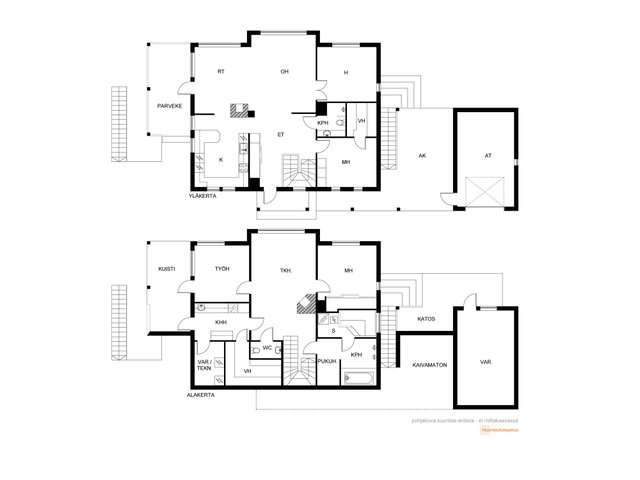 Porvoonjoenkuja 5, Lahti (Patoniitty), Kuva 8, esikatselu, Pohjapiirros