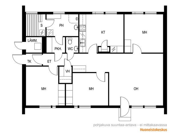 Hirvitie 15, Somero (Lamminiemi), Kuva 31, esikatselu, Pohjapiirros