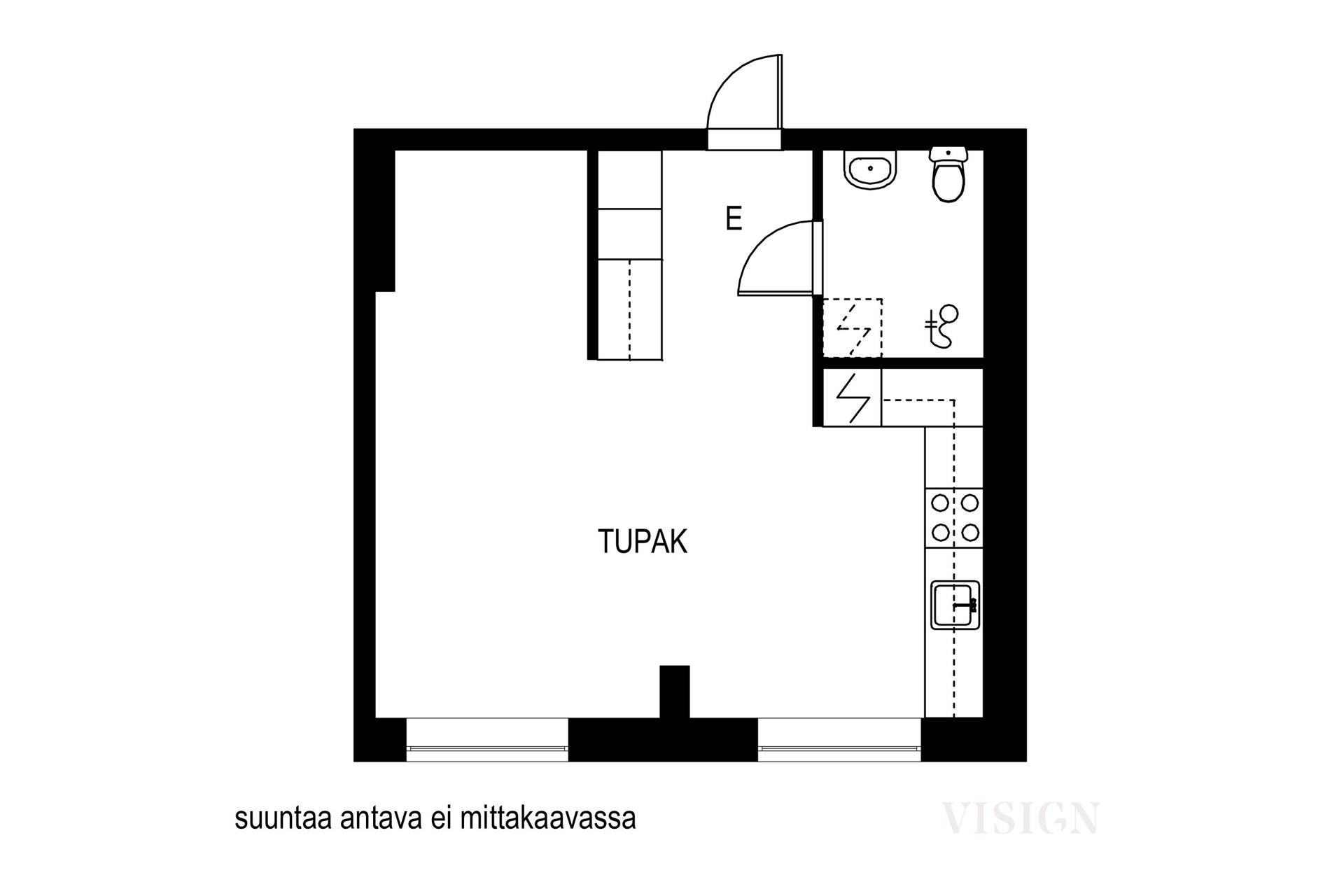Myllykatu 4, Kuopio (Keskusta), Kuva 5, Pohjapiirros