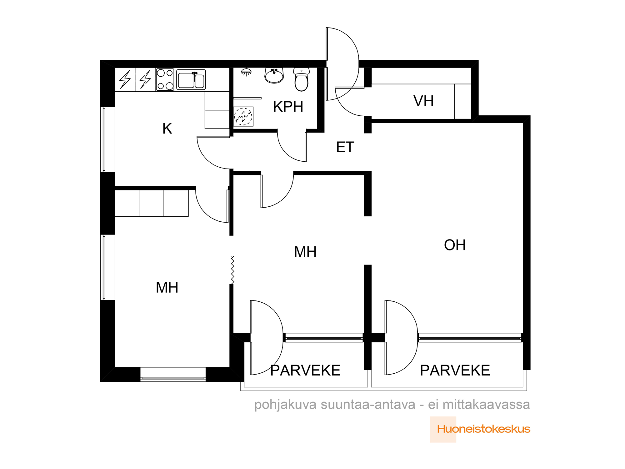 Suurlohjankatu 18, Lohja (Keskusta), Kuva 23, Pohjapiirros