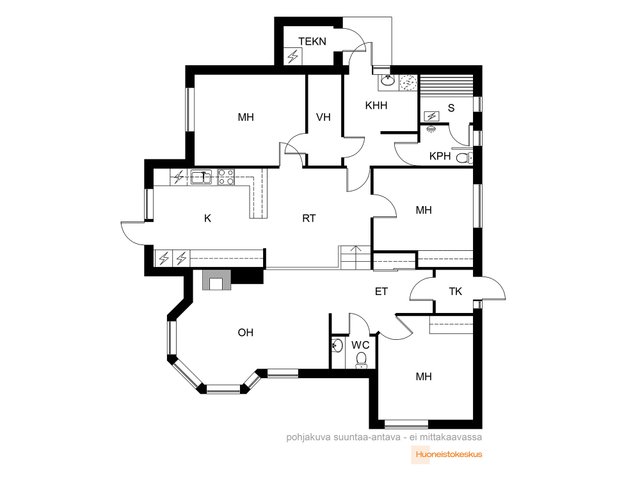 Mikkolantie 4, Lohja (Vasarla), Kuva 25, esikatselu, Pohjapiirros