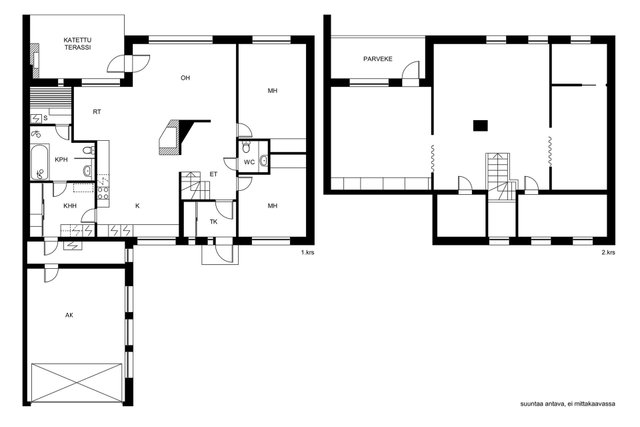 Vallinkatu 4 B, Seinäjoki (Pohja), Kuva 2, esikatselu, Pohjapiirros