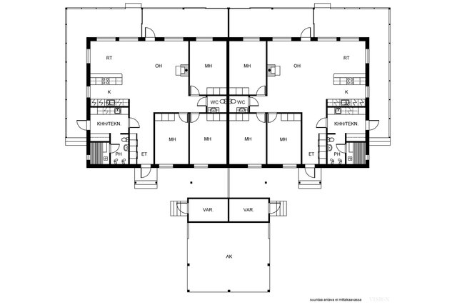 Olmalanrannankatu 4 B, Ylivieska (Olmala), Kuva 5, esikatselu, Pohjapiirros