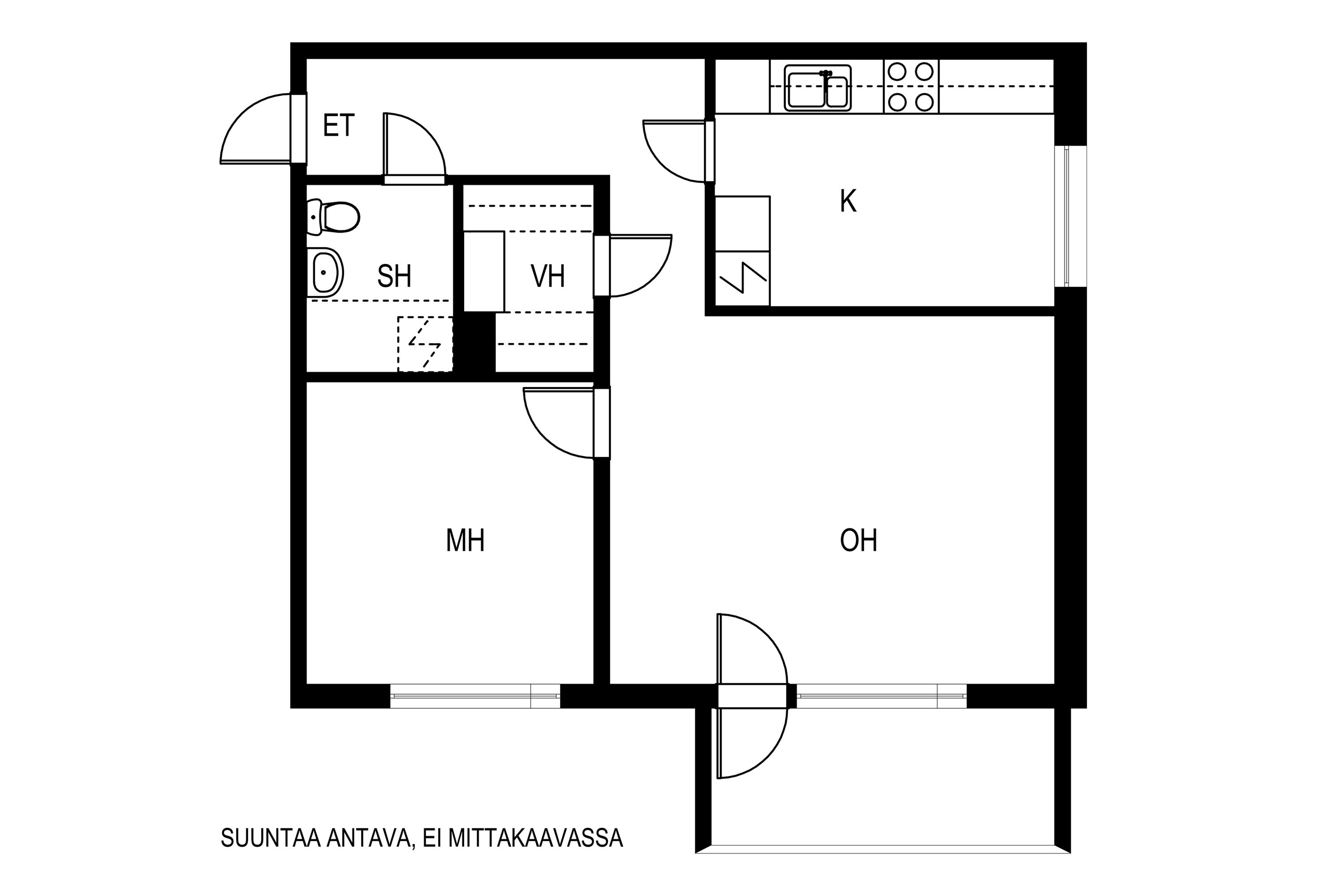 Matintie 14, Nilsiä (Nilsiä), Kuva 11, Pohjapiirros