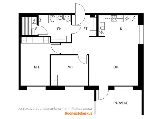 Backmaninkuja 3, Asikkala (Vääksy), Kuva 8, esikatselu, Pohjapiirros