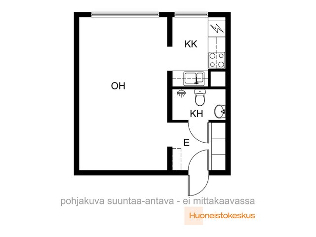 Papinkatu 7, Tampere (Nalkala), Kuva 2, esikatselu, Pohjapiirros