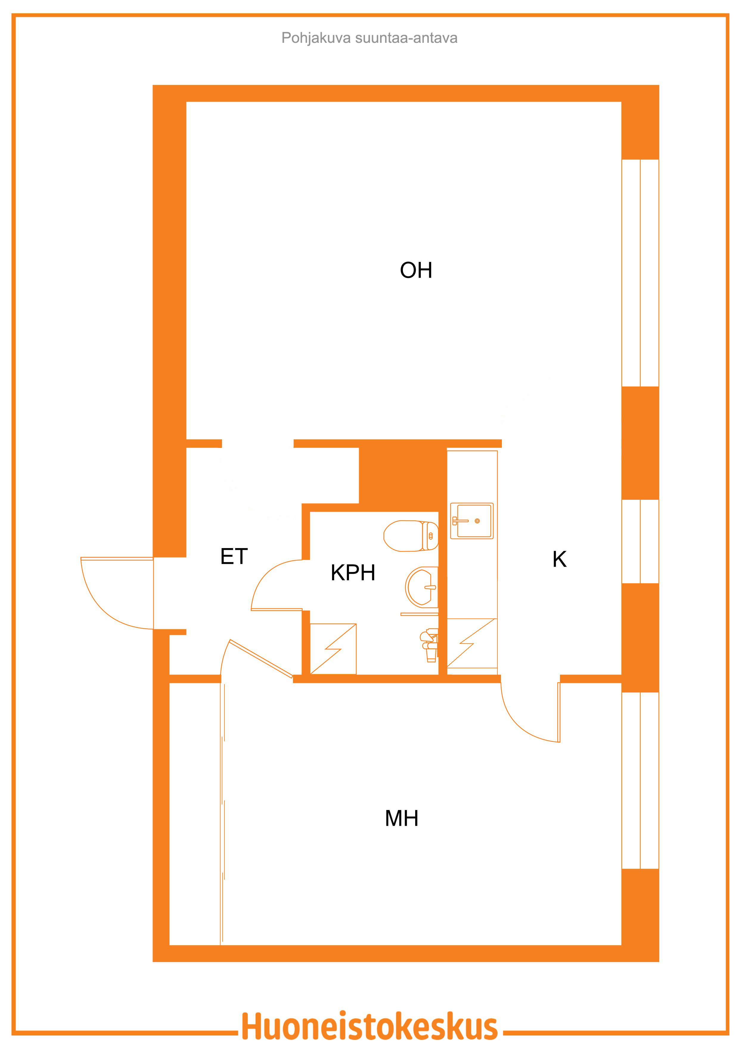 Taivaanvuohentie 5, Helsinki (Lauttasaari), Kuva 18, Pohjapiirros