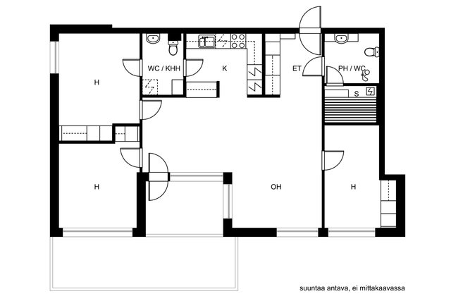 Ulappasaarentie 2, helsinki (Vuosaari), Kuva 6, esikatselu, Pohjapiirros