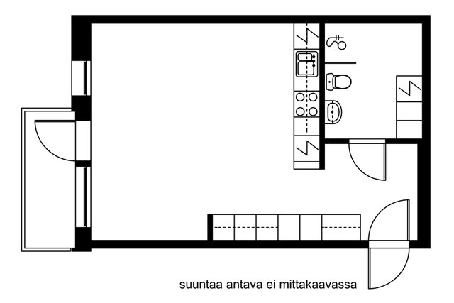 Radiokatu 11, Helsinki (Länsi-Pasila, Pasila), Kuva 2, esikatselu, Pohjapiirros