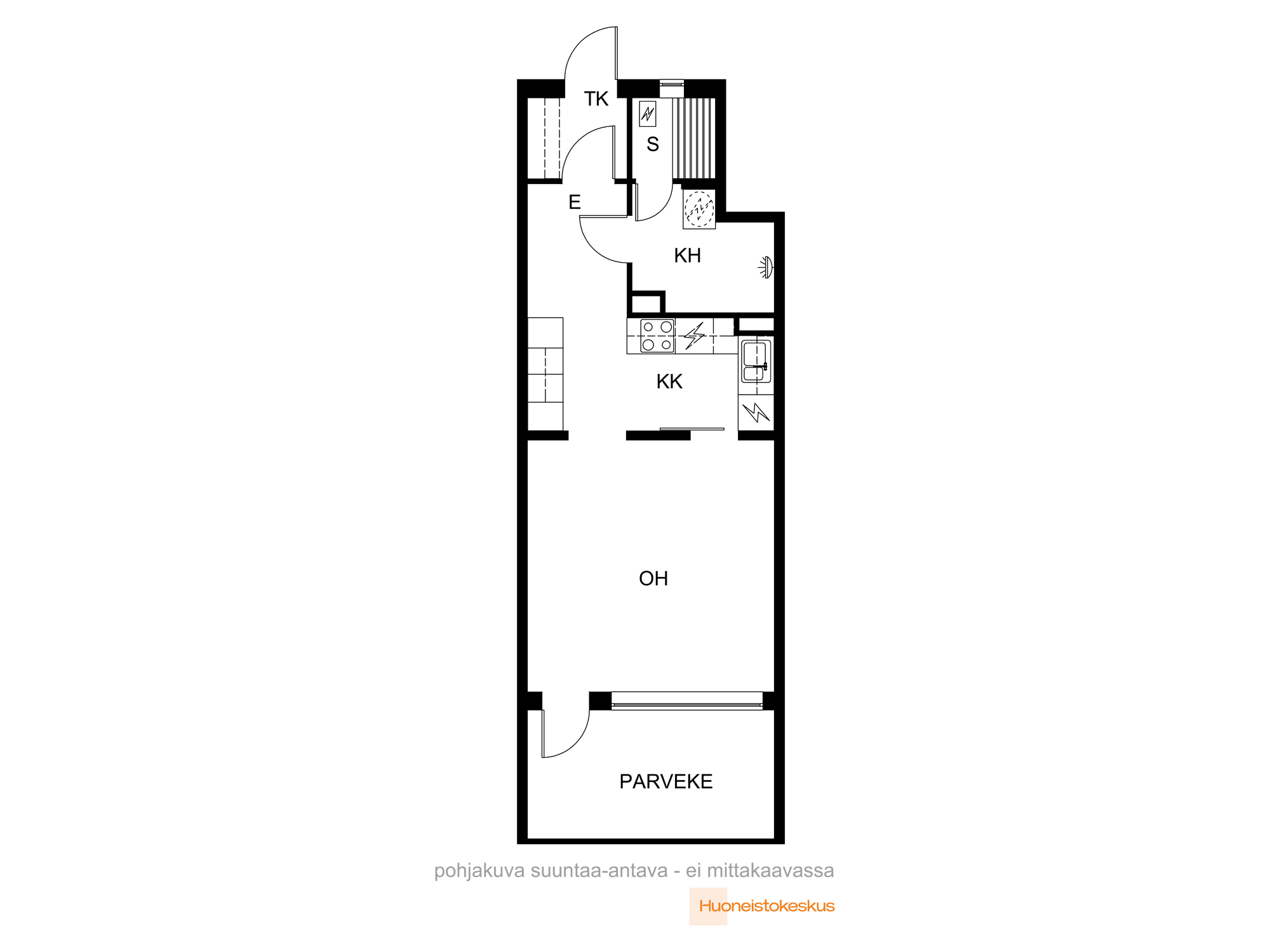 Tykistökatu 3, Oulu (Intiö), Kuva 3, Pohjapiirros