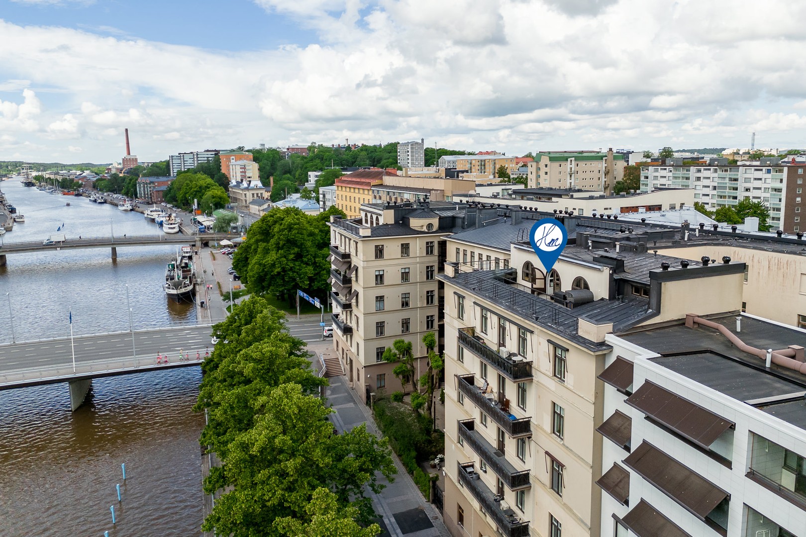 Myydään Kerrostalo - Turku, Keskusta, Linnankatu 36 B