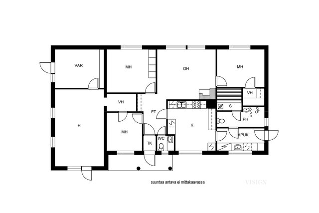 Kojolantie 16, Alavus (Keskikylä), Kuva 2, esikatselu, Pohjapiirros