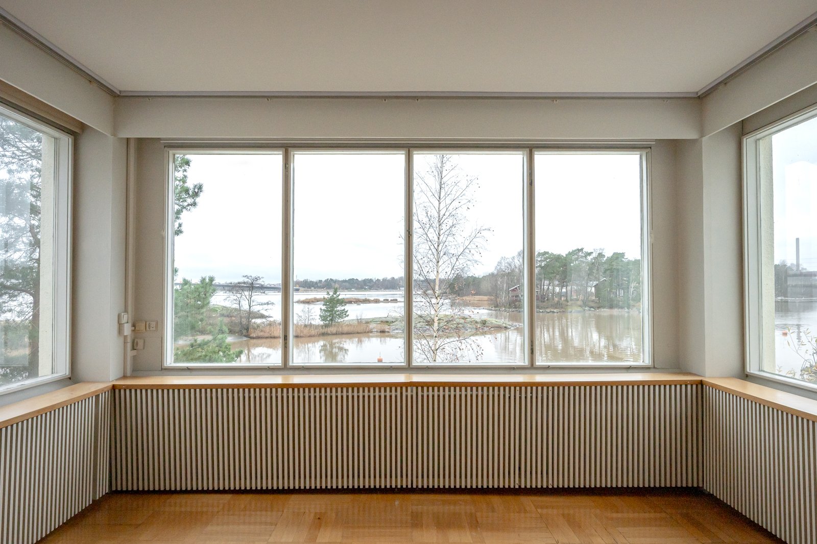 Esteettömät näkymät merelle.