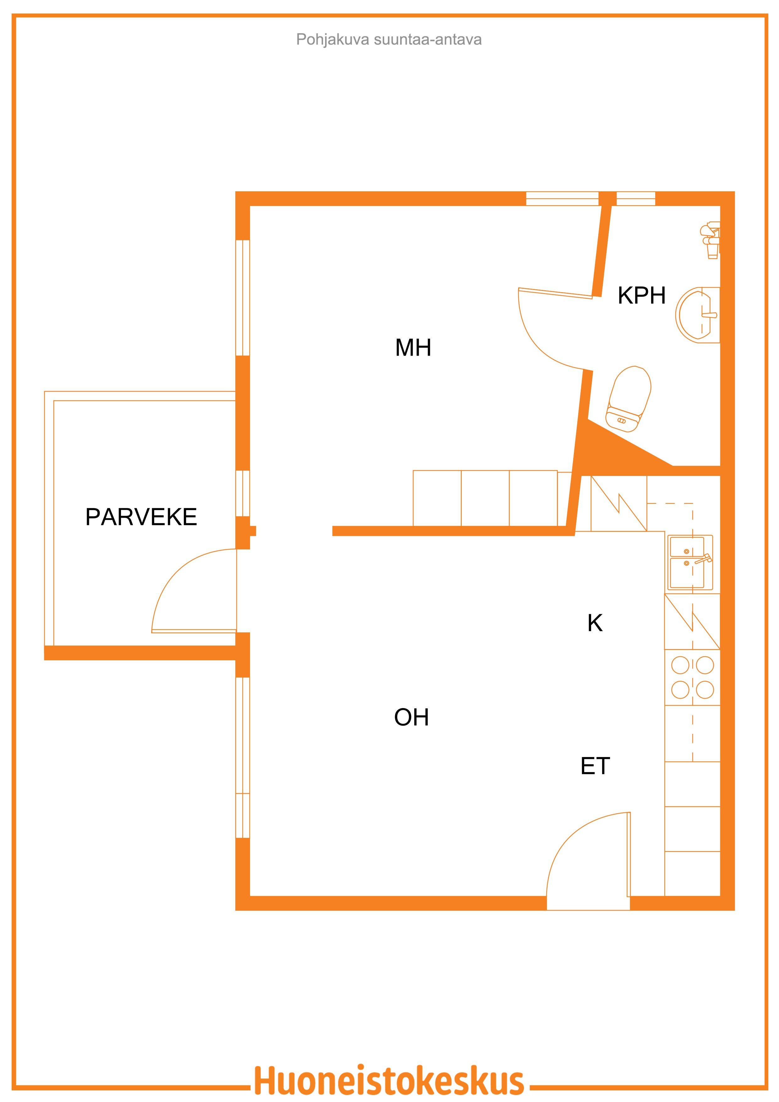 Metsärinne 8, Kerava, Kuva 15, Pohjapiirros