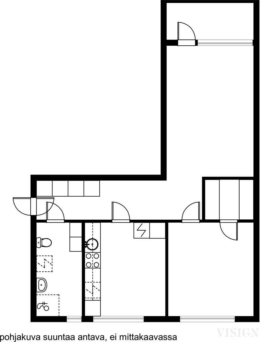 Kiertotähdentie 2, Helsinki (Siltamäki), Kuva 2, Pohjapiirros