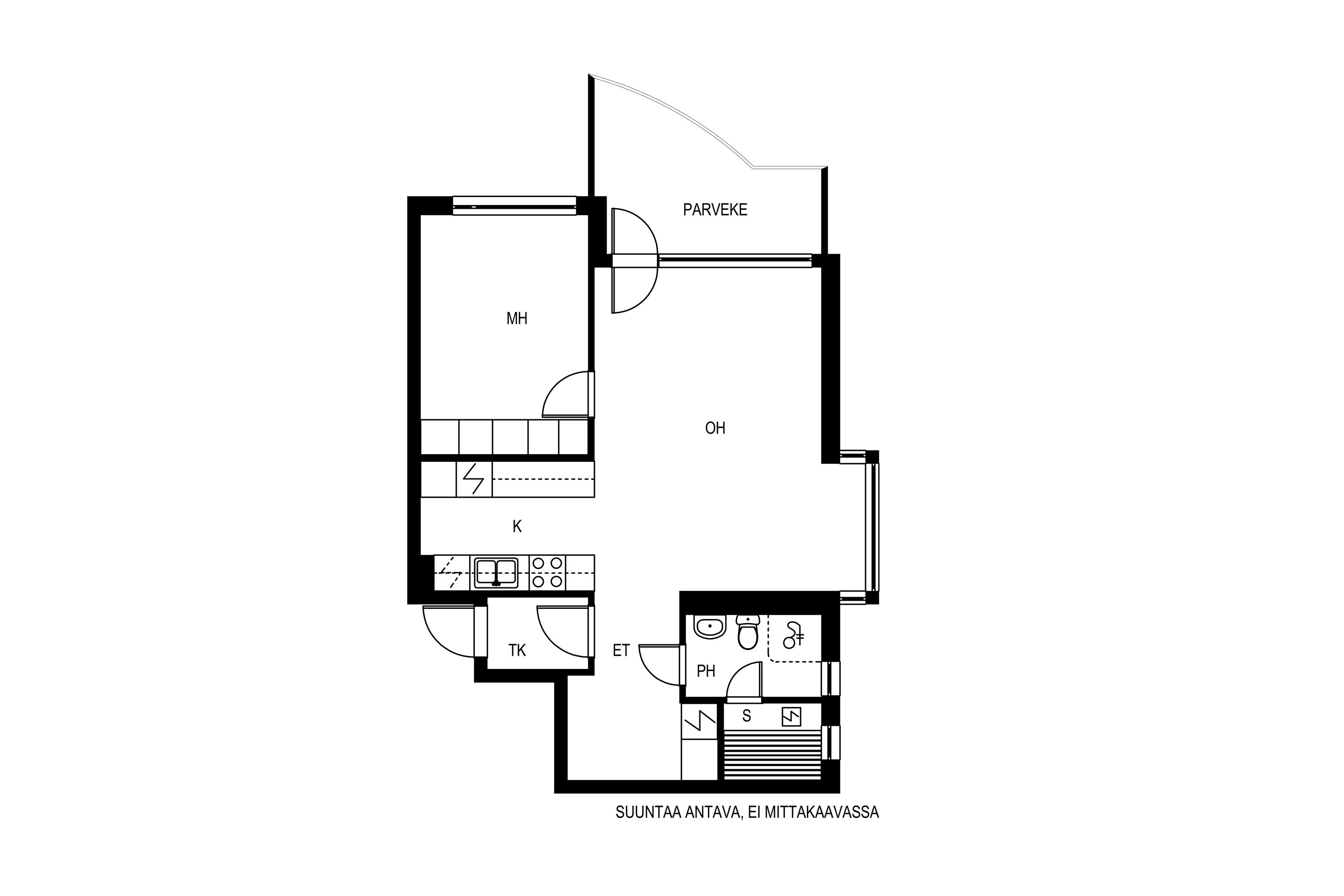 Siukunkatu 1, Seinäjoki (Kapernaumi), Kuva 2, Pohjapiirros