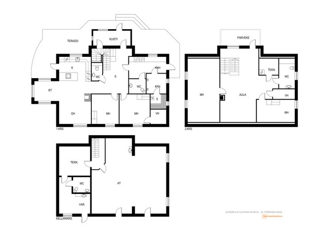 Kilpijoentie 19, Lieto, Kuva 2, esikatselu, Pohjapiirros