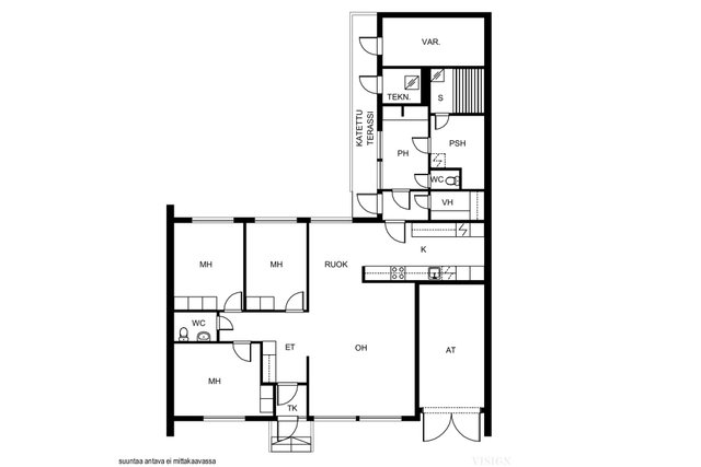 Kuukkelinkatu 13, Lahti (Patomäki), Kuva 2, esikatselu, Pohjapiirros