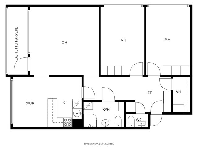 Rätiälänkatu 17, Turku (Ispoinen), Kuva 2, esikatselu, Pohjapiirros