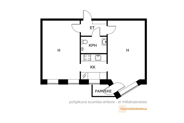 Sotkankatu 16, Tampere (Amuri), Kuva 2, esikatselu, Pohjapiirros