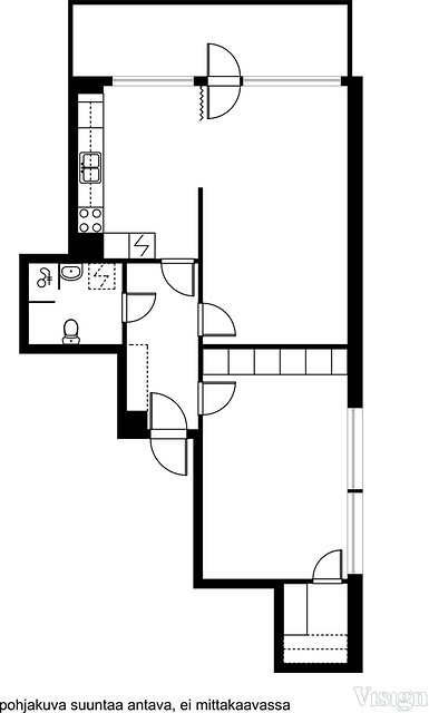 Hellemäenpolku 3, Helsinki (Etelä-Haaga), Kuva 2, esikatselu, Pohjapiirros