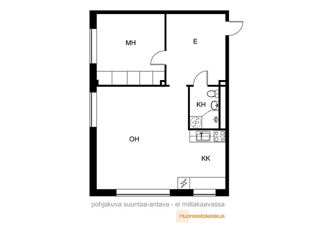 Kylänevantie 2, Helsinki (Etelä-Haaga), Kuva 2, esikatselu, Pohjapiirros