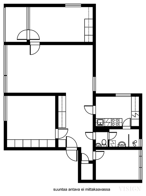Lehdesniityntie 3, Helsinki (Lehtisaari), Kuva 2, esikatselu, Pohjapiirros