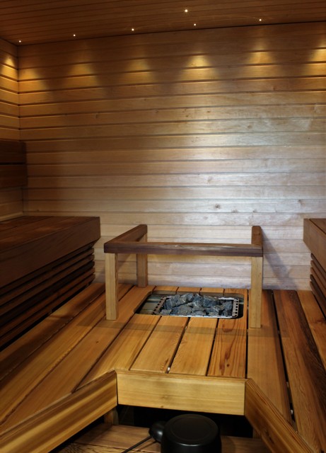 Taloyhtiön saunaosaston sauna