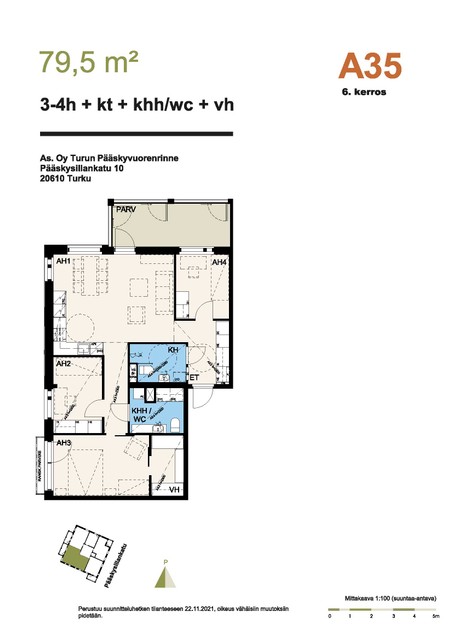 Pääskysillankatu 10 As, 20610 Turku 2